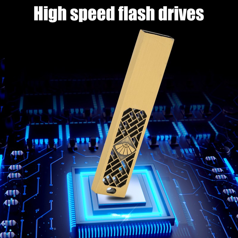 USB Flash Drive Thumb Metal 2.0 Portable Waterproof Metal Storage