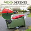 SafeWaste Push Clip Trash Can Locks, Easy to Install, Durable