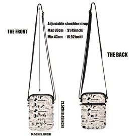 PXTIDY ACOTAR Crossbody Bag Sarah J Maas Book Series Bookworm Gift Books Over People Book Lover Travel Crossbody Bag