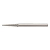 TRUSCO TB7A030 Carbide Bar Taper, Φ3 (8°) x Blade Length 12.7 x Axis 3, Double Cut