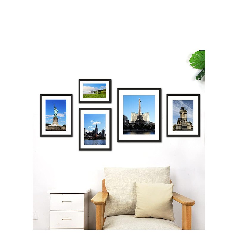 PEALSN 8 x 10インチ 写真フレーム 写真展示 5 x 7インチ マット付き