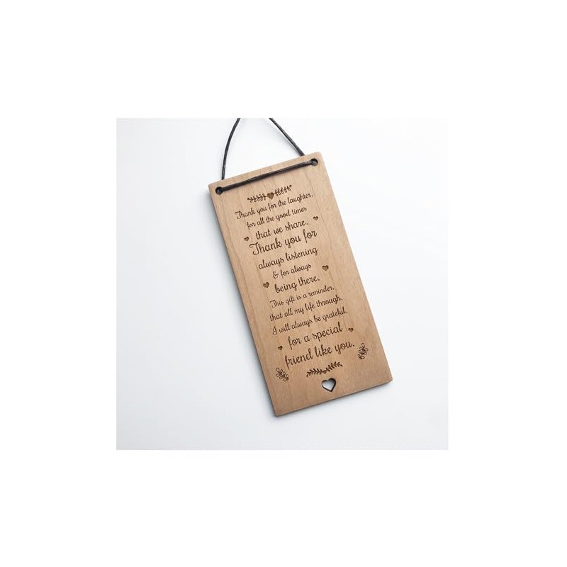 Best Friend Sentiments Wooden Plaques - Cute Quotes and Sayings