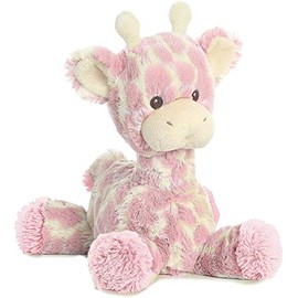 ebba Loppy Giraffe Plush (Pink Plush)