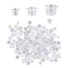 CVDYWDJIE 300 Pieces Tattoo Ink Cups, Transparent Ink Containers, Plastic Ink Cups, Tattoo Accessories, Paint Container