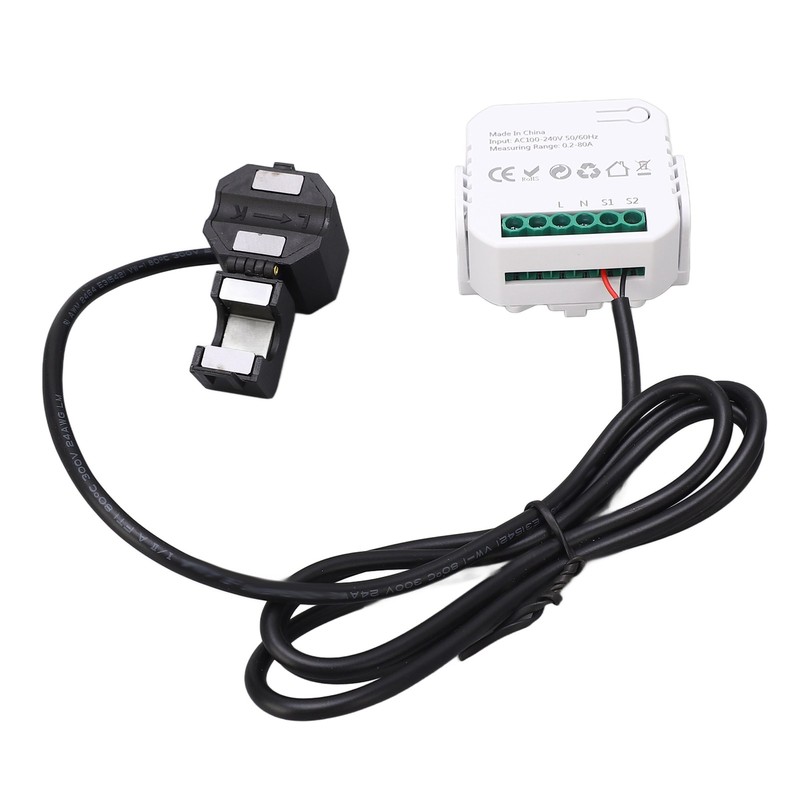 WiFi Energy Monitor Single Phase Smart Electricity Meter with Clamp