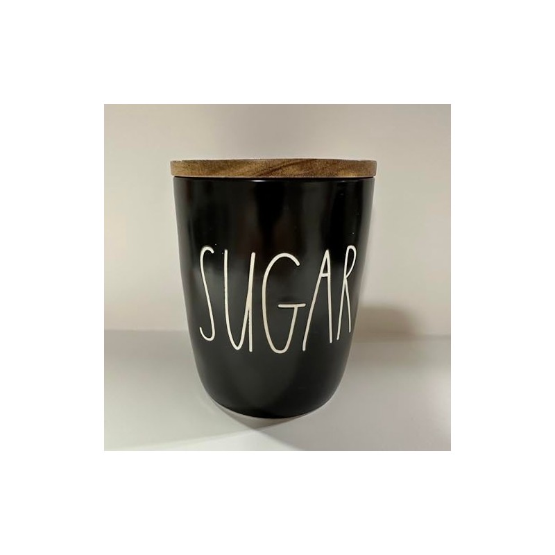 Rae -SUGAR Canister - Cellar Allside Black Medium Size with