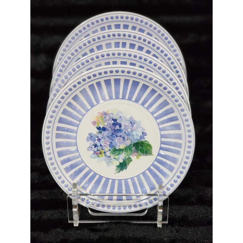 Shabby Chic 4 Shabby Chic Floral Hydrangea Blue White Melamine