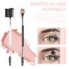 TRKETK 6 Pcs Eyebrow Brush Professional Double-ended Eyelash Comb Angled