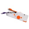 Handheld Sewing Machine Orange Portable Mini DIY Ergonomic Handle Electric