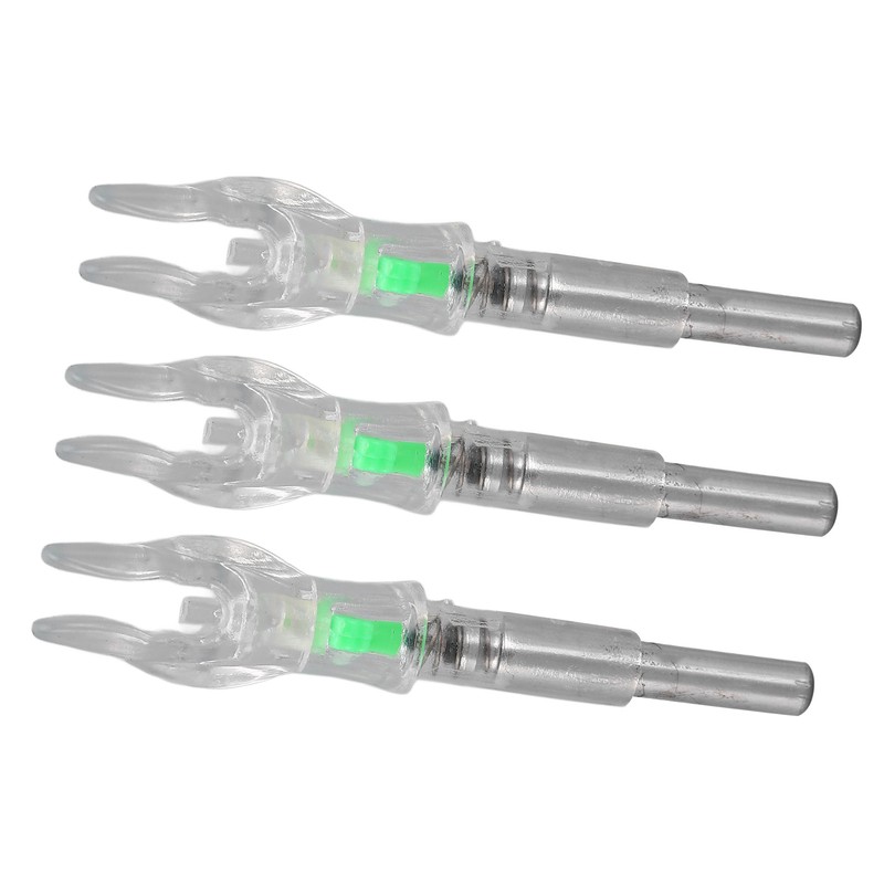 3PCS Lighted Nocks for Arrows Plastic Auto Lighting Archery Arrow