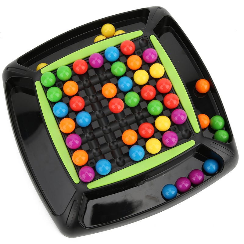 Beads Toy Game Educational Bright Color Parent Child Interactive Board