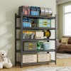5 Lays Heavy Duty Shelves and Storage Racks Iron Stacking