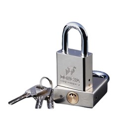 High Security Outdoor Padlock with 3 Keys, Weatherproof Heavy Duty Padlock with Brass Locking Cylinder for Warehouse, Garden, Fences, Garages, Gym Locker, Suitcase - 50mm