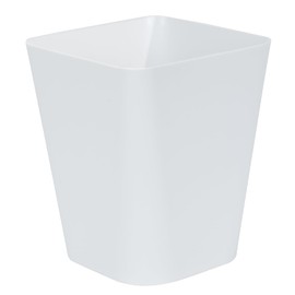 ZXJ Small Trash Can - Waste Basketbin - 1.8 Gallon - White - Bathrooms, Laundry Room, Kitchens, Offices