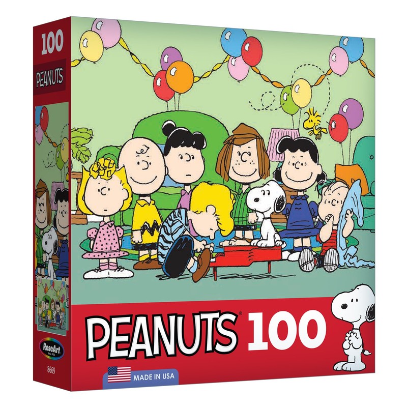 RoseArt - Peanuts - Birthday - 100 Piece Jigsaw Puzzle