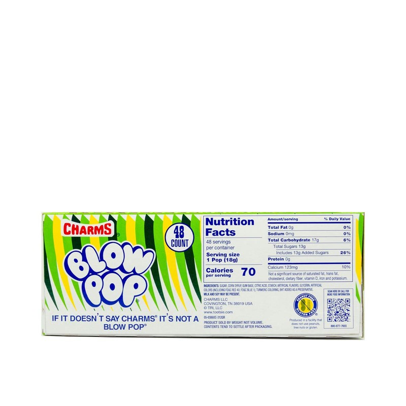 Charms Blow Pop Lollipops - Individually Wrapped Dual Candy and