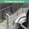 M METERXITY 2-Pack OD 3 Inch 90 Degree Mandrel Bend