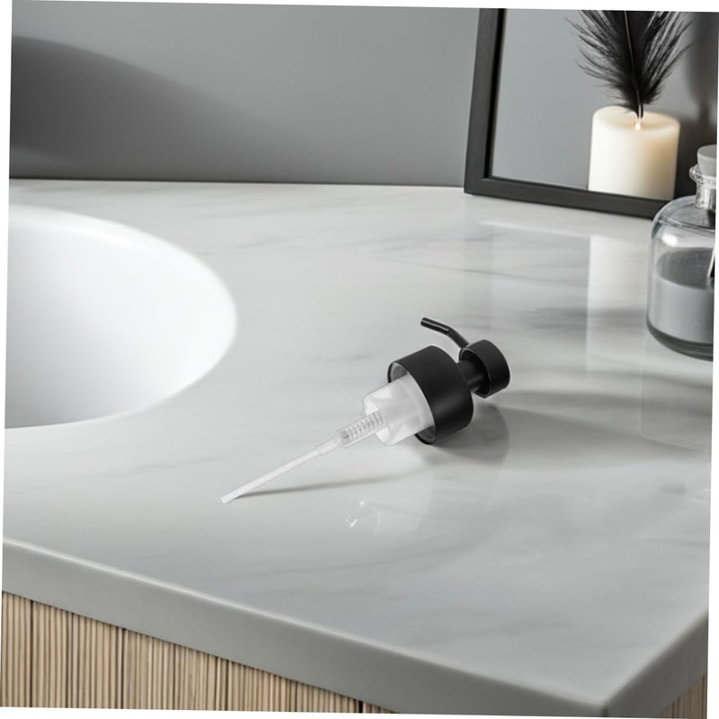KONTONTY 2pcs Liquid Pump Dispenser Replacement Stainless Steel Soap Pump