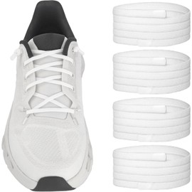 2 pares de cordones elásticos para tenis ON CloudTilt, elásticos de 4 mm, cordones elásticos para correr, sin atar, con puntas de silicona
