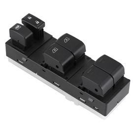 Power Window Master Switch, Slakerbe Master Power Window Control Switch Fit for Infiniti FX35 FX37 FX50 QX70 2009-2017 Driver Side Replace 25401-1CA6A 254011CA6A
