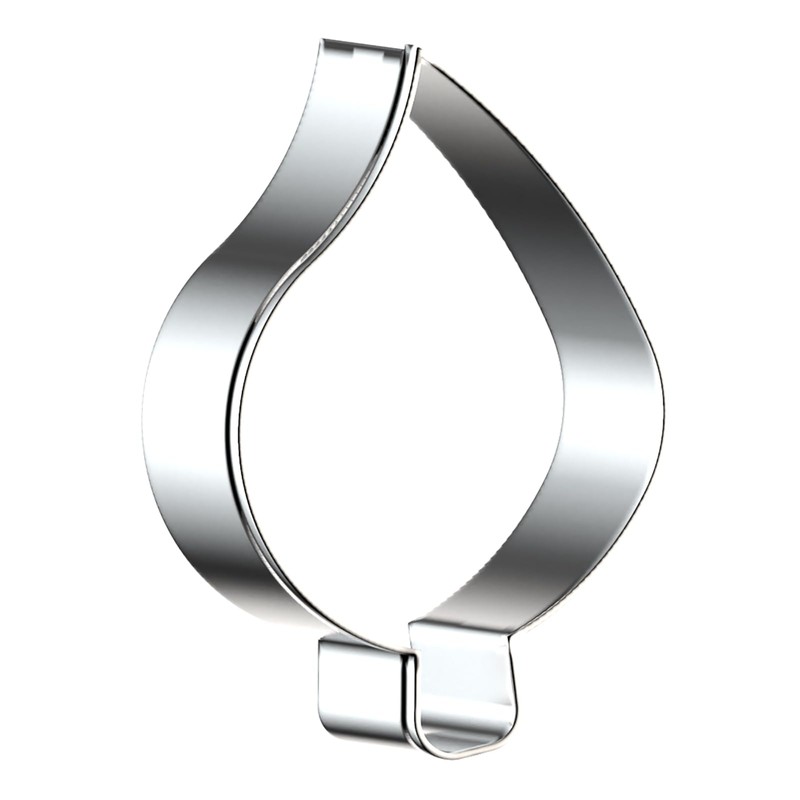 Teardrop Leaf Cookie Cutter Set Large Assorted Sizes - 5