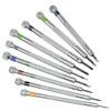 LLF New 9 pcs Precision Watch Flat Blade Slotted Screwdriver