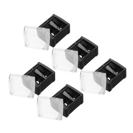 Mikinona Dual Hole Pencil Sharpener for Makeup Eyeliner Lip Liner Portable Reusable Precision Sharpening for Travel or Office