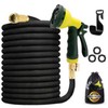 J&B XpandaHose 75ft Expandable Garden Hose with Holder - Heavy