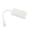 BeMatik Mini Display Port to VGA Adapter DVI-HDMI Audio White