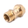 ZONADAH Hose Swivel Adaptor, Free Kinking Connector, Solid Brass Made,
