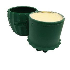 ZCJHE Creative Cactus Silicone Storage Container, Restaurant Cheese Box Home Kitchen Cashier Box Butter Jar(Green)