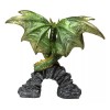 Ebros Gift Green And Gold Scales Behemoth Dragon Perching On