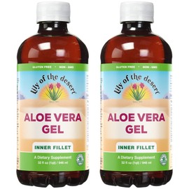 Lily of the Desert Aloe Gel Drinkable Supplement for Gut Health Vegan Non-GMO