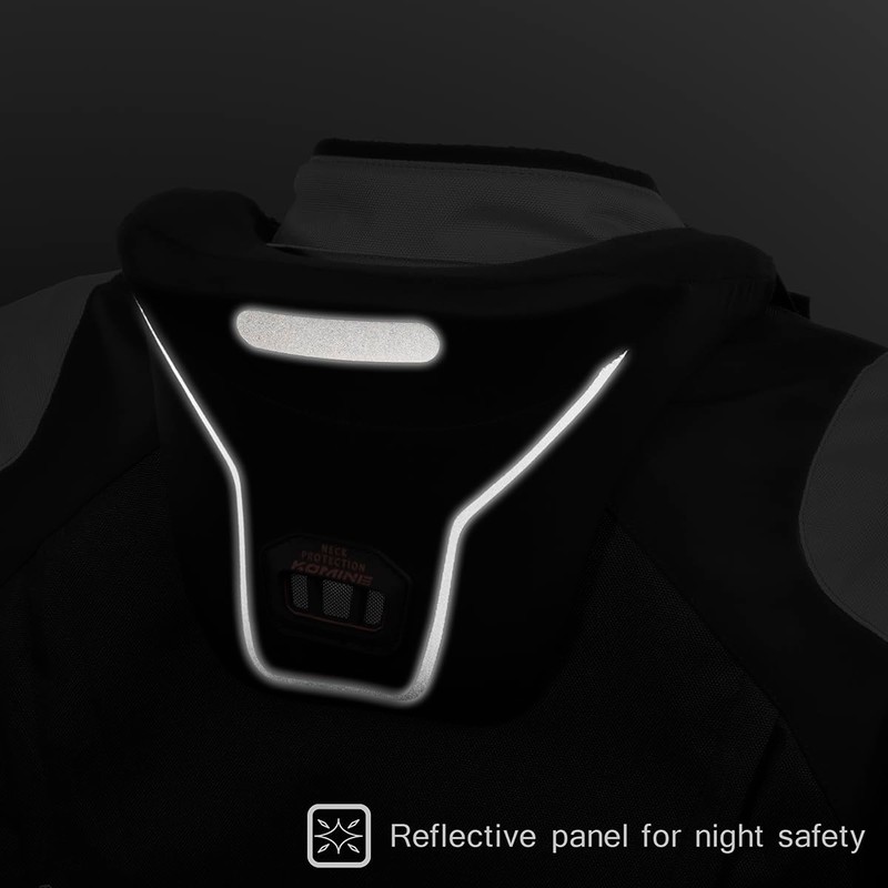 Komine SK-647 Black Neck Protector Brace Neck Street Free Size