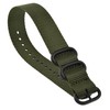 MZBUTIQ 20mm Green Thick Nylon Watch Band Strap One-piece Replacement