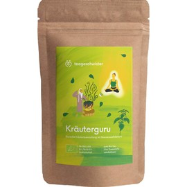 teegeschwister® | Basischer BIO Kräuter-Tee | Loser Brennnesseltee mit Basen-Bildenden Kräutern | ohne zugesetzte Aromen | Zuckerfrei | 75g