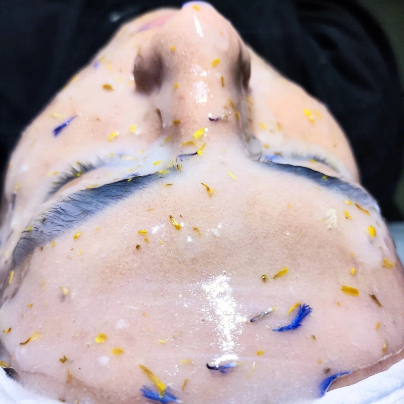 🔥 Mascarilla hidro plástica calmante caléndula y manzanilla tipo de