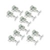 Emuca 1275505 Double roller catch for hinged furniture door, Set