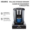 Keurig Under Brewer Storage Drawer, Coffee Pod Storage, Holds Upto