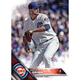 2016 Topps Update #US276 Justin Grimm Baseball Card - Chicago Cubs