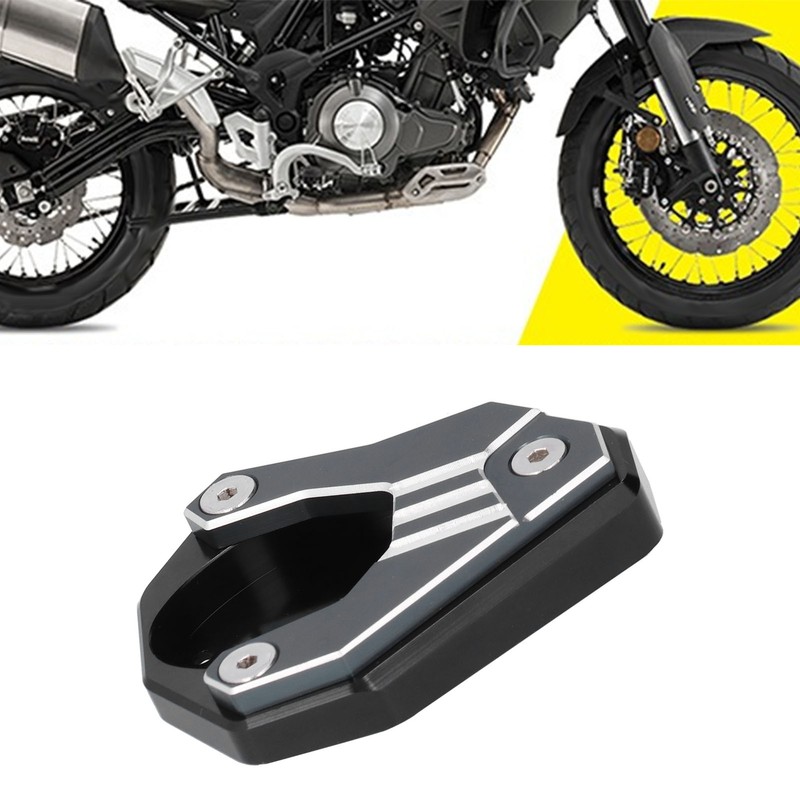 Motorcycle Extension Pad Plate Kickstand Stand Fit for KAWASAKI NINJA400