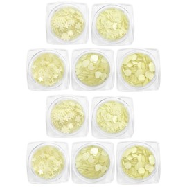 Beavorty 2sets Sequin Nail Stickers Bottles of Star Moon and for Unique Nail Art for Creative Manicures