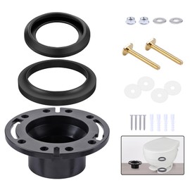 boeemi RV Toilet Seal and 3 Inch Socket RV Toilet Flange,Designed for Aqua Magic Style Plus,Style Lite,Style II and Residence,385345892 Flange and 34120 & 12524 RV Toilet Seal,3 in 1 Combo Kit