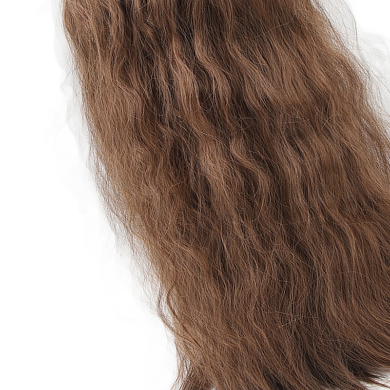 Women Long Curly Wigs Central Parting Universal Wig Headgear for