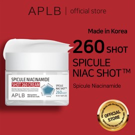 APLB Spicule Niacinamide Shot 260 Cream | SPICULE NIAC SHOT™ 260 1.86 FL.OZ/Korean Skincare, Gentle Exfoliation, Pore Care, Long lasting hydration, Revitalize for gentle and improve skin texture