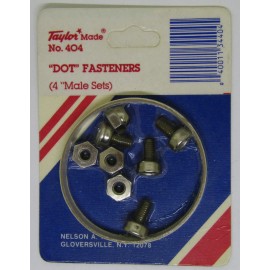 Taylor Made New Taylor Made Marine Boat Dot Fasteners Pack of 4 Male Sets Part No. 404