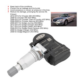 Sensor de Presión de Neumáticos TPMS 56029527AA Reemplazo del Sensor del de Monitoreo de Presión de Neumáticos para 200 2012-2013 para Journey 2009-2017