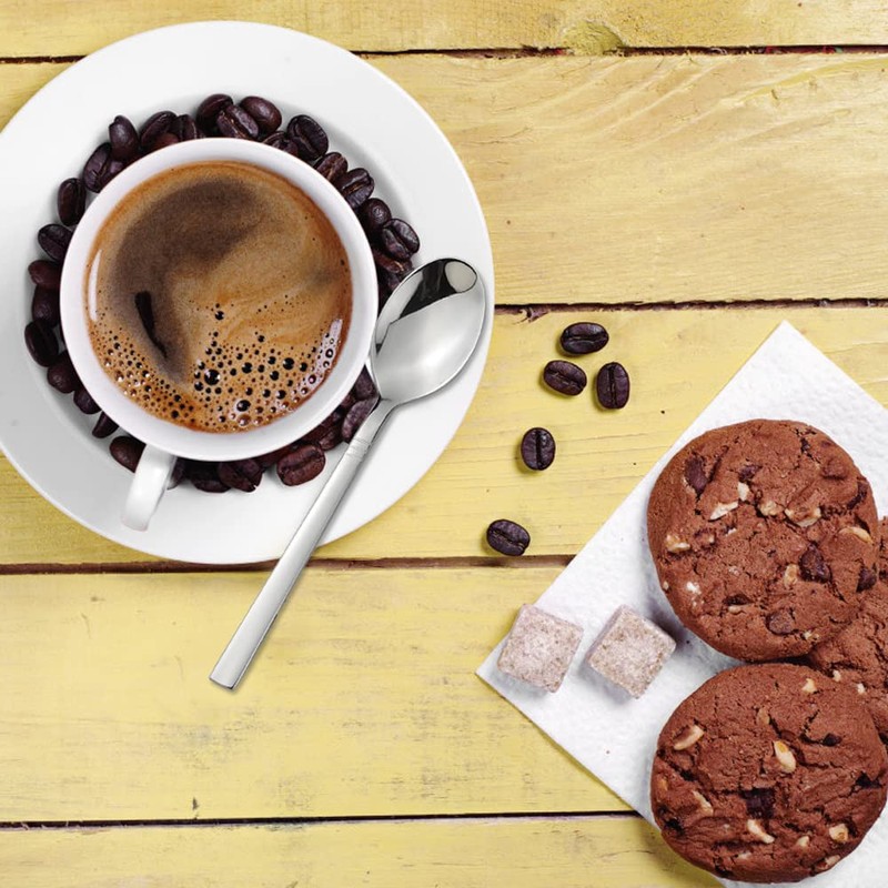 Fiazony 12-Piece Stainless Steel Teaspoons