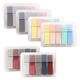 15 Colors Sticky Notes Tabs Pastel, File Tabs Flags Colored Page Markers Pop-up, Adhesive Index Tabs Stickers, Writable Book Tabs for Annotating Books, Notebooks, 600Pcs
