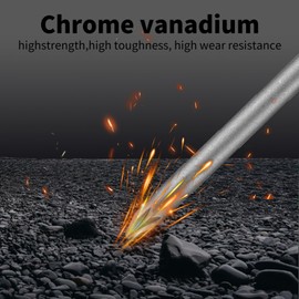 Boxify Impact Driver Bit Set 50 pcs Magnetic CRV Steel 1/4'' Hex-Shank Phillips Slotted Hex Torx Star Tamperproof Pozi Square Spanner Torque Tri-Wing Clutch Spline Bits Set with Magnetic Bit Holder